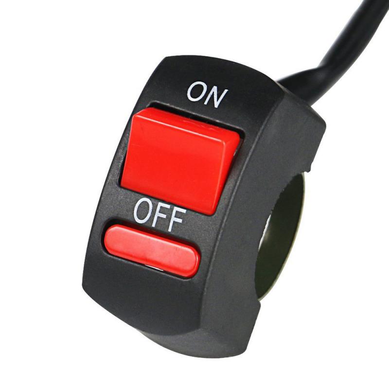Universele Motorcycle Handlebar Mount Aan-uit Knop Flameout Schakelaar Koplamp Schakelaar Controller Voor Moto Motor Atv Bike