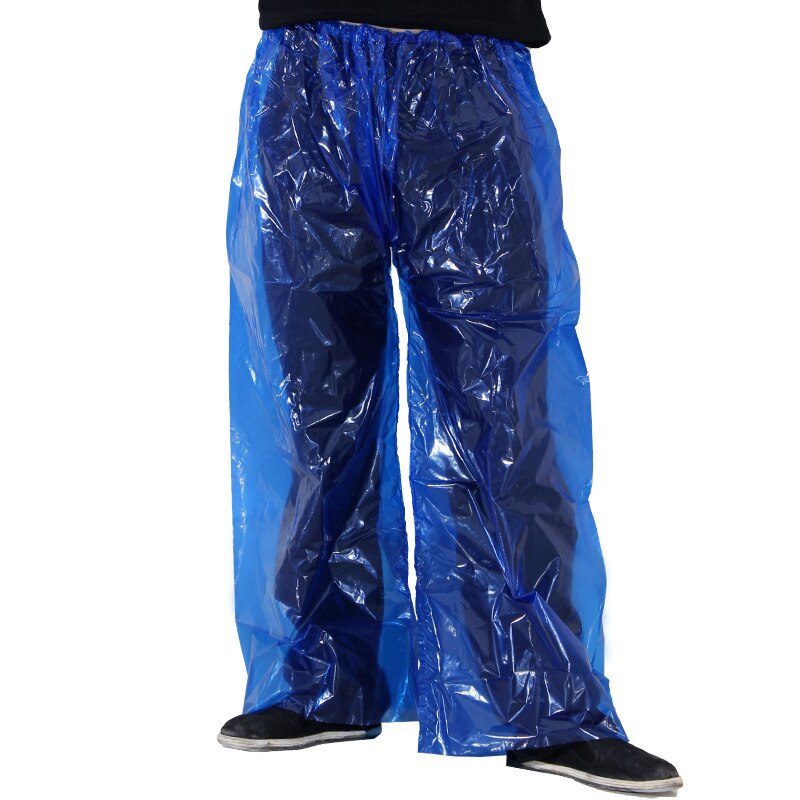 4pcs/pack Travel Disposable Rain Pants Thicken Outdoor Rainproof Camping Adult Hiking Unisex Trousers Travel 6 Silk