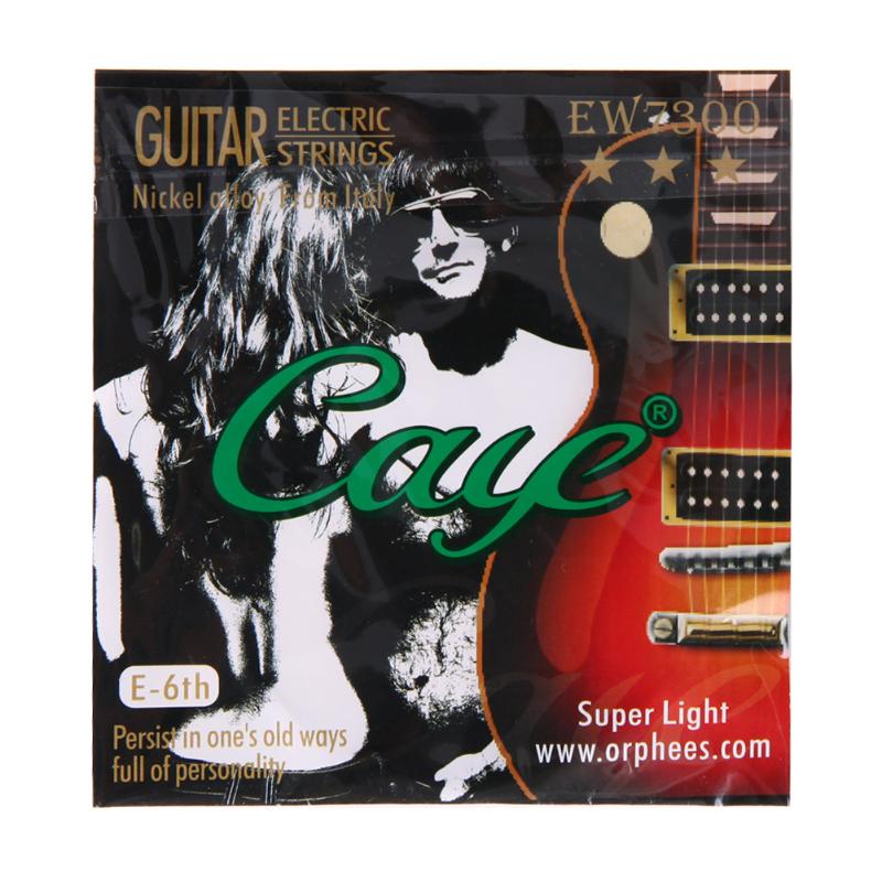 1PCS Durable Guitar Strings 6 Type EW Series Carbon Steel Guitar Strings Electric Guitar Strings Set EW7300