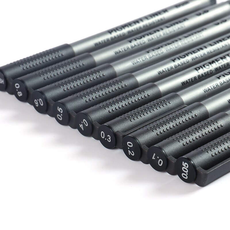 3/5/9 Pcs Painting Needle Pens Art Markers Fast Dry Water Based School Drawing Sketching Journal Writing Stationery Supplies