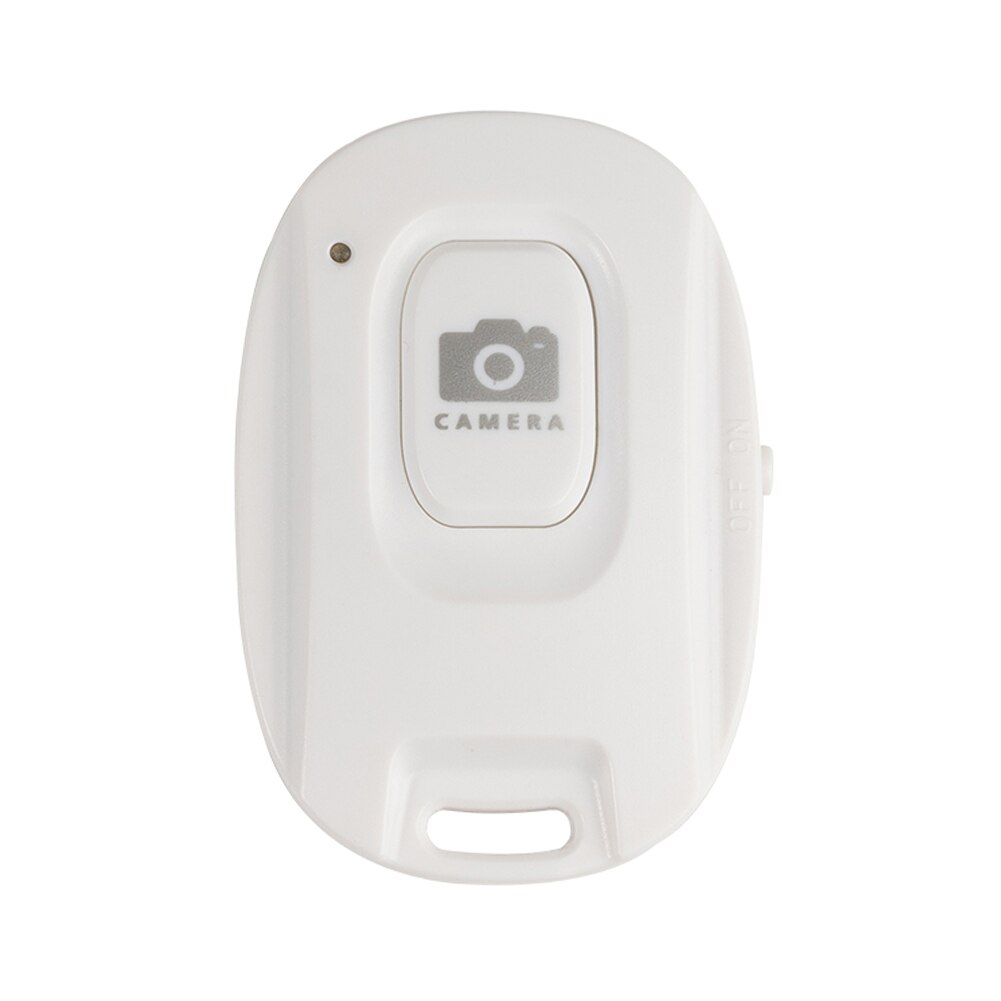 Draadloze Bluetooth Telefoon Selfie Ontspanknop Draagbare Quick Release Lichtgewicht Camera Afstandsbediening Voor Ios Android: WHITE