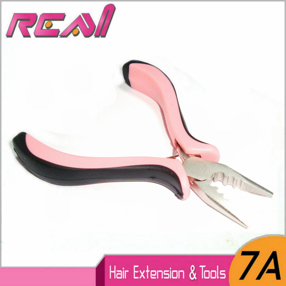 Mini hair extension tang tool remover applikator klemme micro rings remover tang til perler tube hair extensions