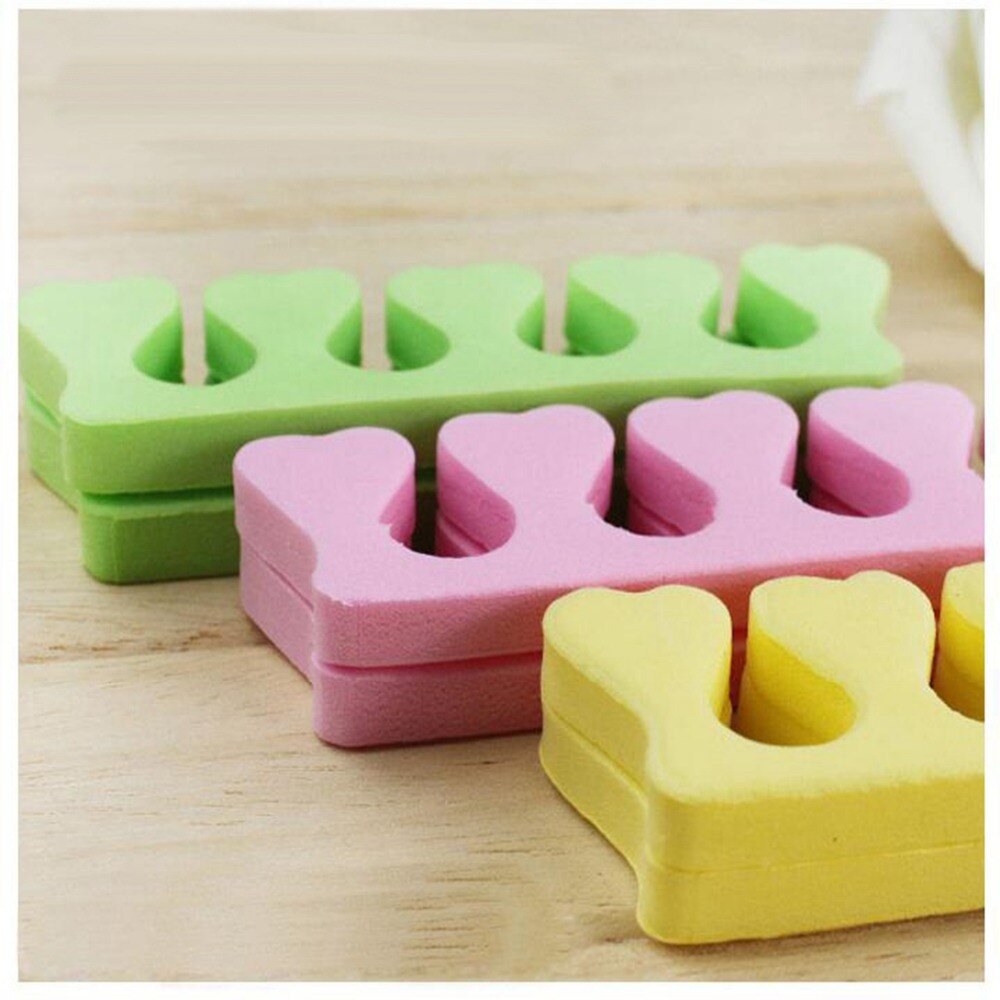 10pcs Nails Toes Separator Nail Art Decoration Tools Painting Separators Finger Separators EVA Manidure Pedicure Hand Spacers