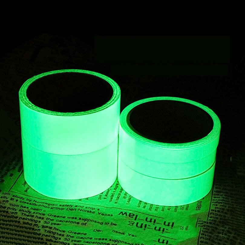 Aqumotic Green Luminous Interesting Wall Sticker Eco-friendly Window Stair Self-luminous Stage Positioning Stickers Switch Paint