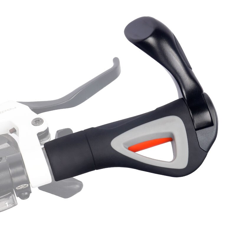 Ergonomic Hand Grips Mold-in Black Grey Tri Color Tones Grip Handlebar End Sheath Casing Hand Rest Good Fit to Palm Hafny