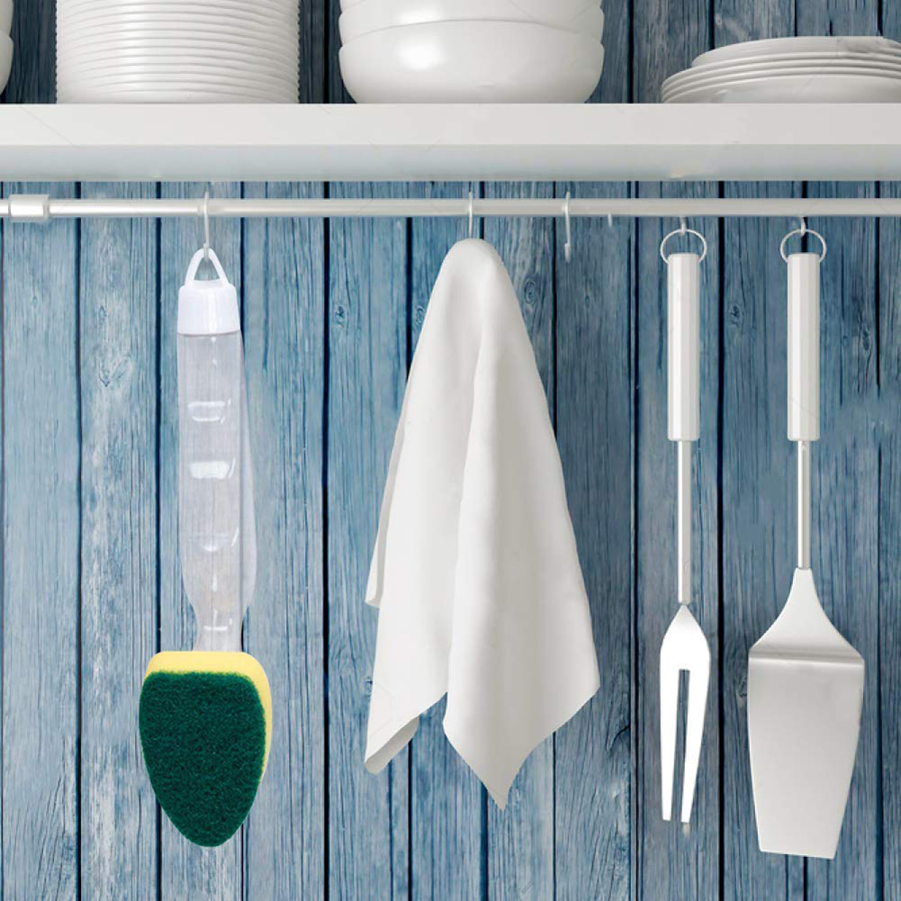 6/8/12 Stuks Dishwand Schotel Borstel Vervanging Hoofd Aanrecht Spons Handvat Borstel Schotel Scrubber Schoon tool Voor Vaatwas