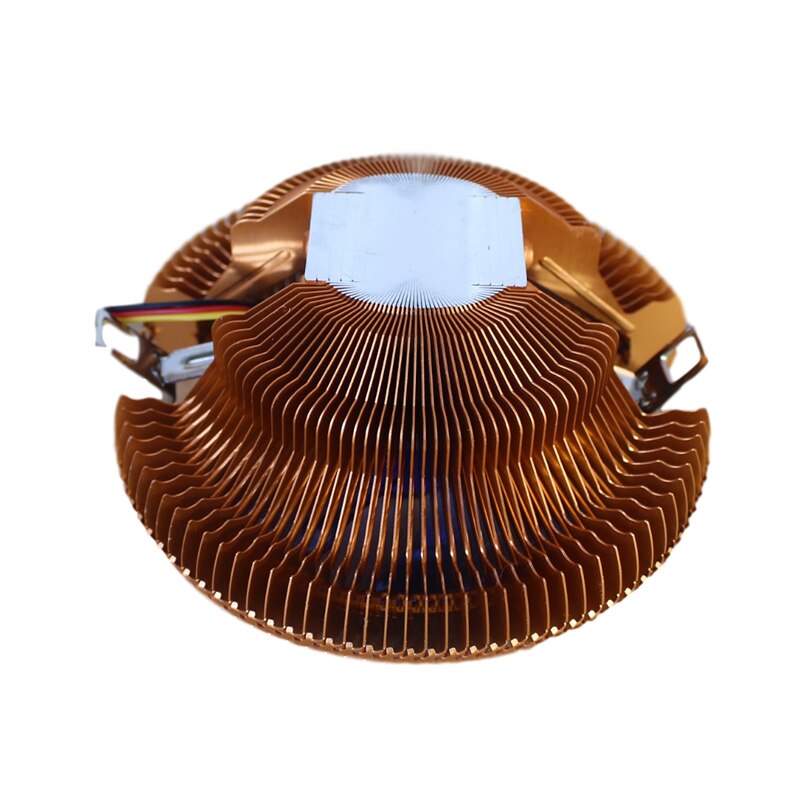 Push-down copper-plated CPU cooler intel775 1150 1151 1155 1156 AMD AMD3 AM4 Multi-platform 90MM CPU cooling fan ultra-quiet