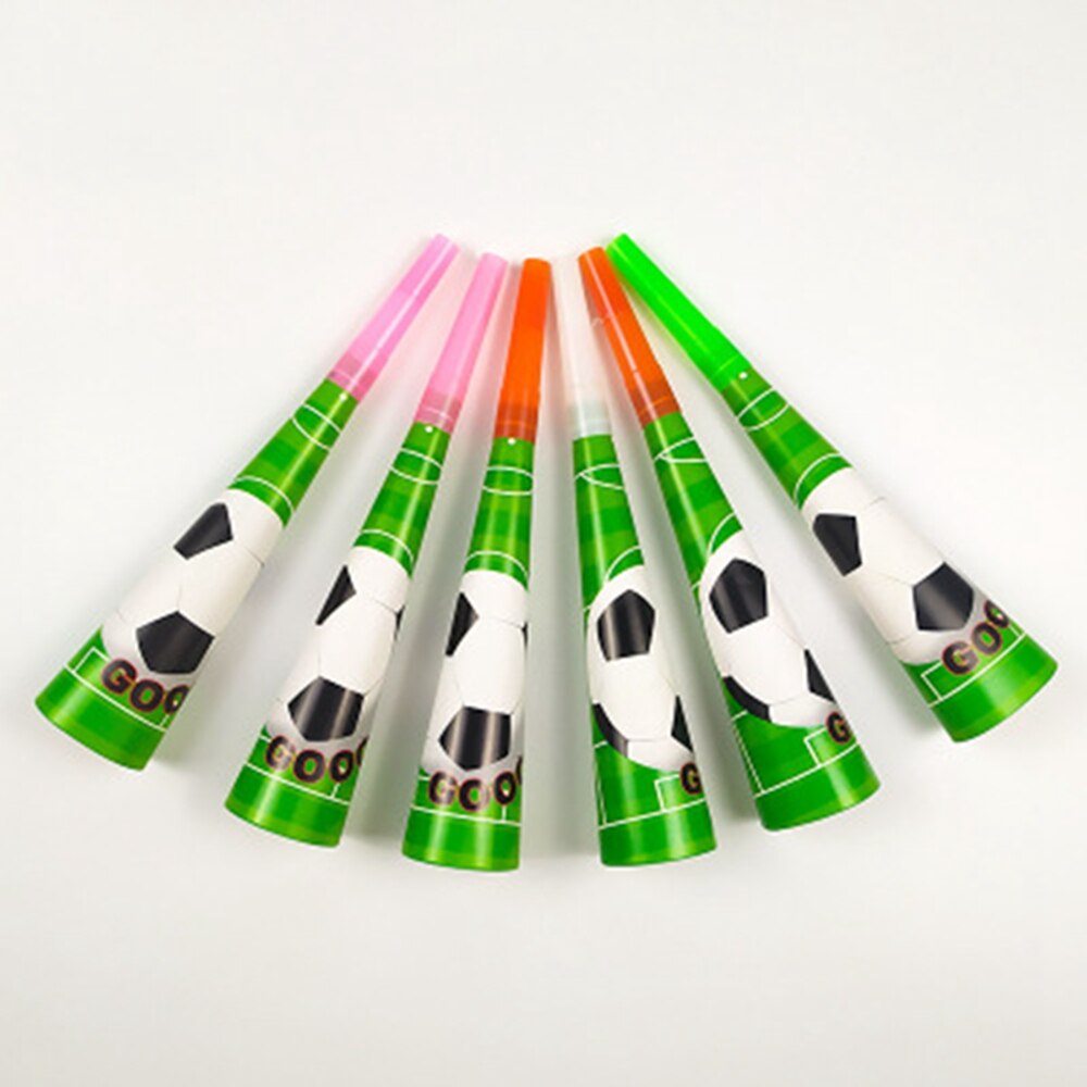 World Cup football children birthday party decoration flag pull mask tablecloth paper plate cutlery set ，baby shower: Speaker 6pcs