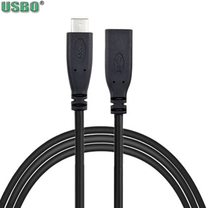 0.25m 0.5m 1m 2m Mannelijke USB3.1 Type C naar USB-C Vrouwelijke Datalijn Kabel HDMI DVI VGA DP NS Video Extension netsnoer Voor macbook