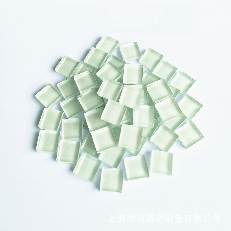 Micro Glas Tiny Mini Mozaïek Tegel DIY Hobby Kinderen Handgemaakte Crystal Gratis Stone Craft Materiaal Creativiteit: WHITE