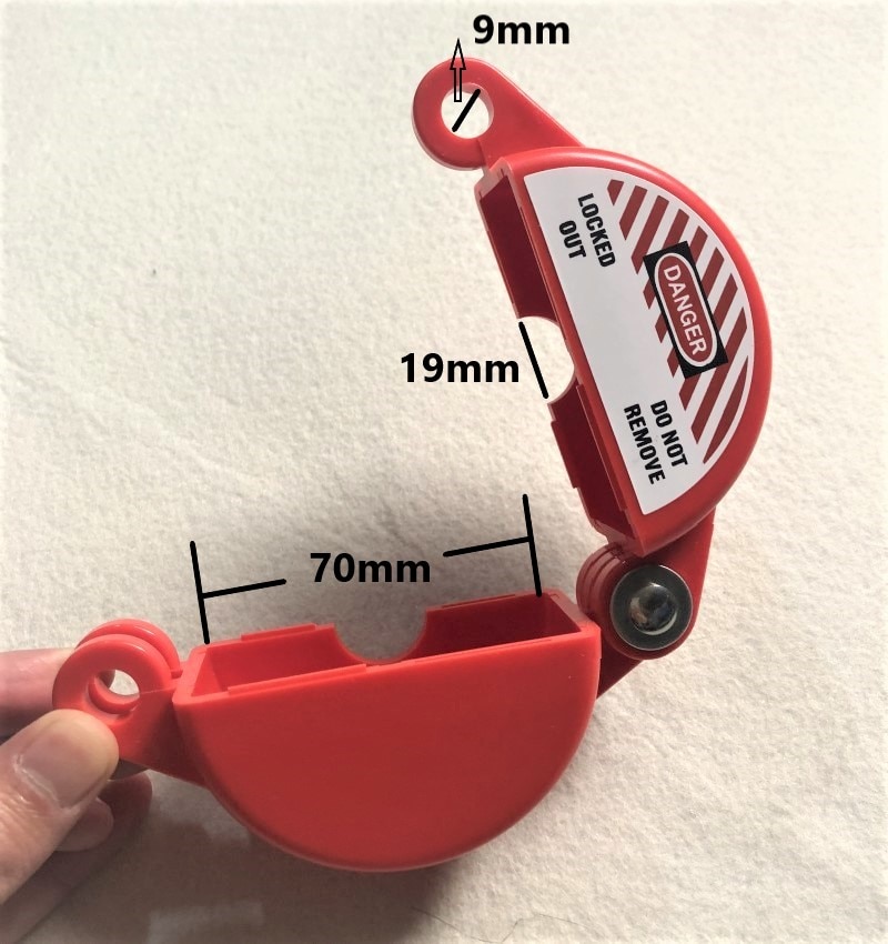 1"-2.5" Master Lock Rotating Gate Valve lockout Tank Gas bottle ball Valve safety locks CYLINDER TANK LOCKOUT