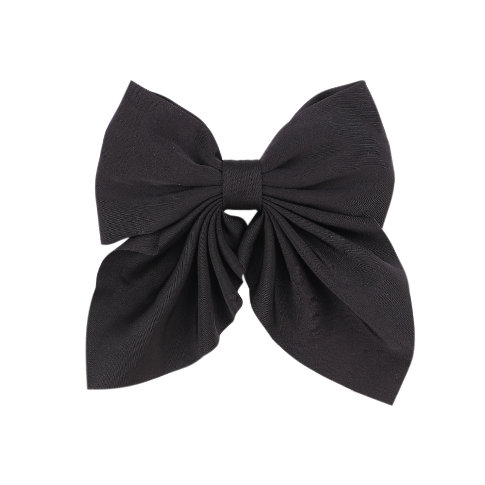 1 pieza de lazos grandes para el cabello, pinzas para el cabello de satén de dos capas, lazo de mariposa para niñas, horquilla con lazo, horquilla de , accesorios para el cabello: Beige
