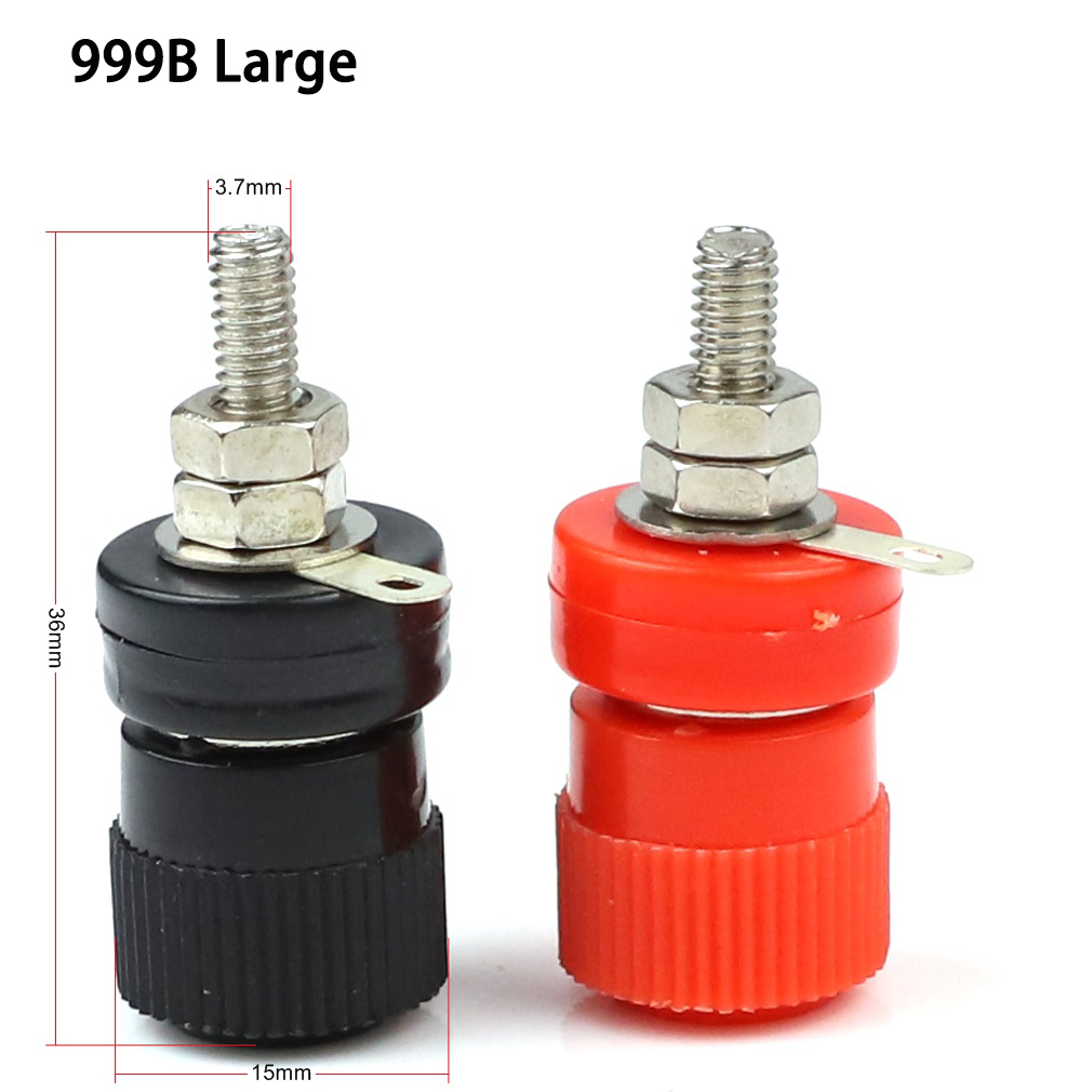 10 Stück JS-910B 999B Polklemmen, 4 mm Bananenstecker, 4 mm Anschlussstecker für Verstärker, Arduino: MULTI