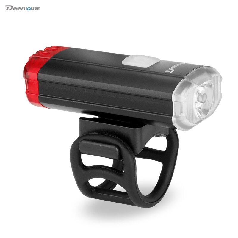 2 In 1 Fiets Koplamp Achterlicht Lamp 15 Modes 800Mah Stuur Helm Mount Usb Lading Fietsen Voor Verlichting visuele Waarschuwing