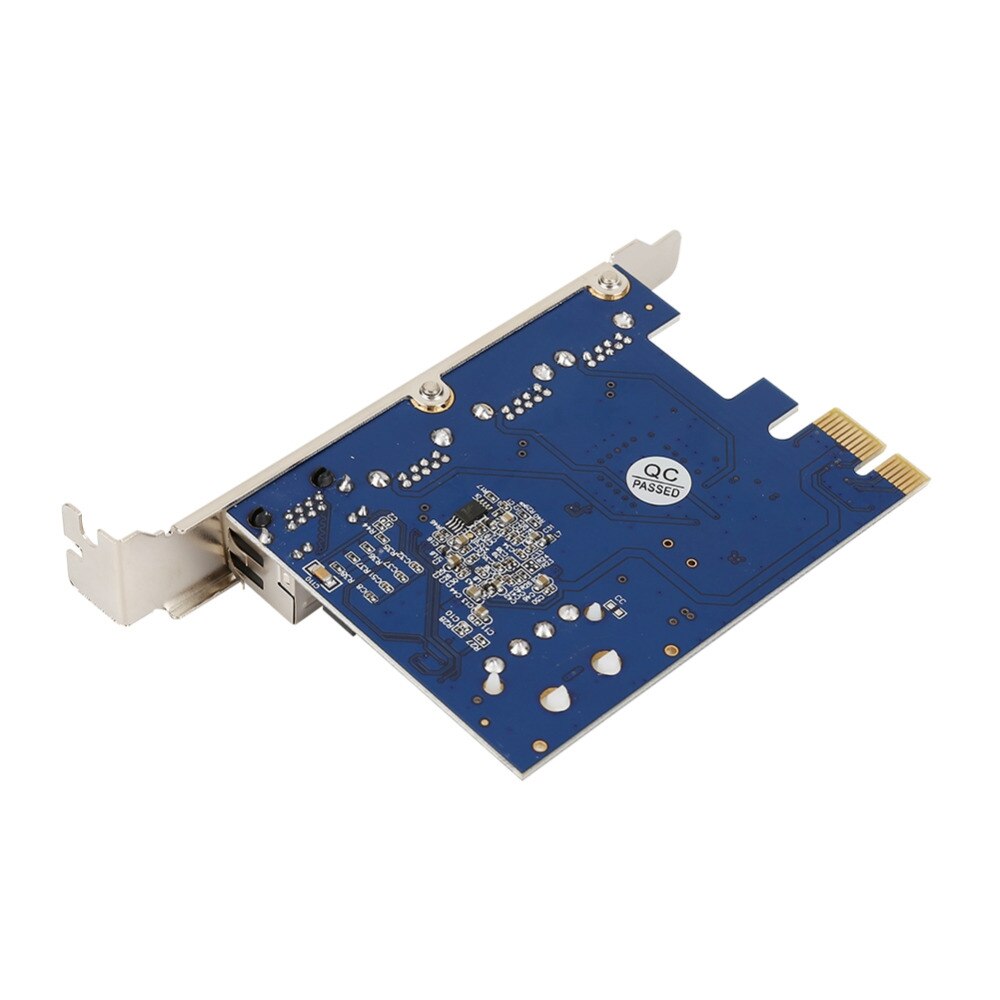 3 Ports PCI Express USB 3.0 + RJ45 Gigabit Ethernet Network 1000M LAN Combo Front Panel with Control Card Adapter