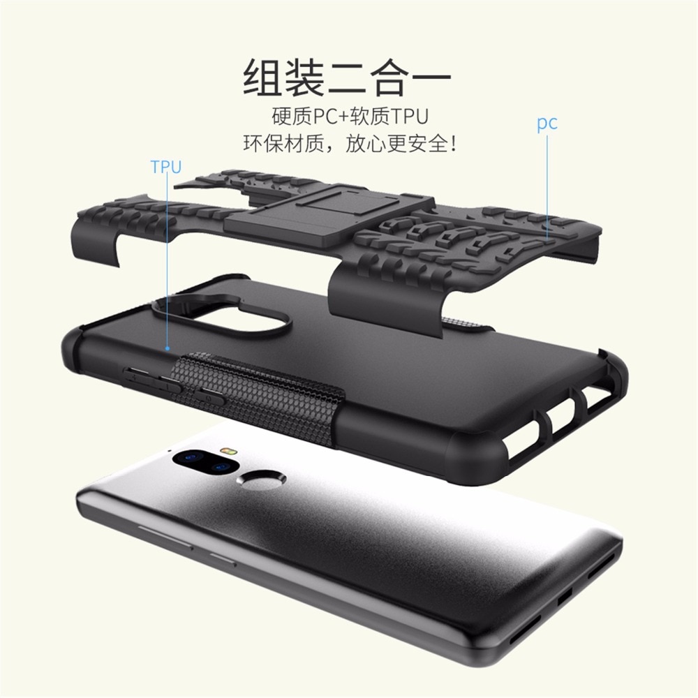 Hoesje voor lenovo  k8 , hybride schokbestendige behuizing van tpu + pc, telefoonstandaard, hoesje voor lenovo  k8 plus, hoesje voor lenovo  k8 note, telefoonhoesjes