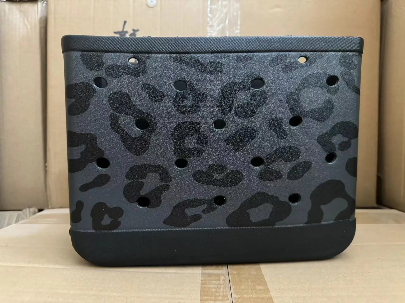 Pequeño bolso de playa, cesta de silicona con arena para niños, impermeable, lavable, a prueba de punta, duradero, abierto, para de Navidad: Piedra arenisca de color