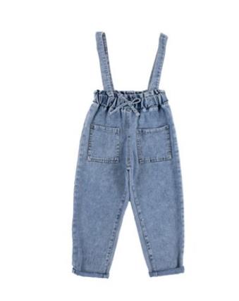 girls denim overalls jumpsuit kids autumn for girls 12 years: 11