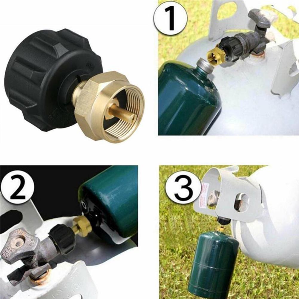 1 Replacement Propane Regulator Valve Adapter Hiking Regulator Refill Valve BBQ Cooking Accessories Adapter Stove Barbecue H3U4