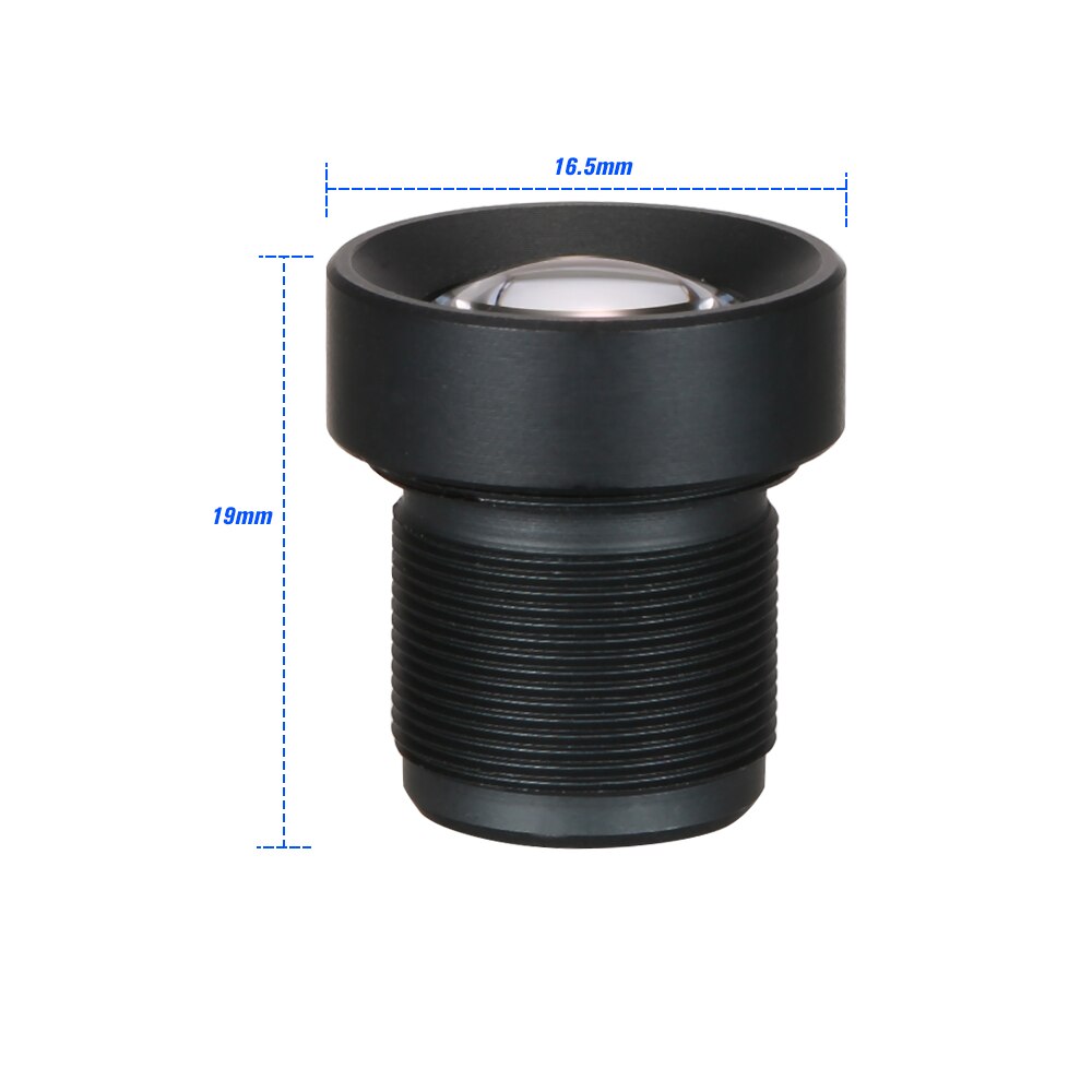 Lens CCTV Lens M12 Mount Lens Wide Viewing Angle 12 Degree 2.0 Megapixel Suitable for 1/3" & 1/4" CCTV Security Camer Sensor