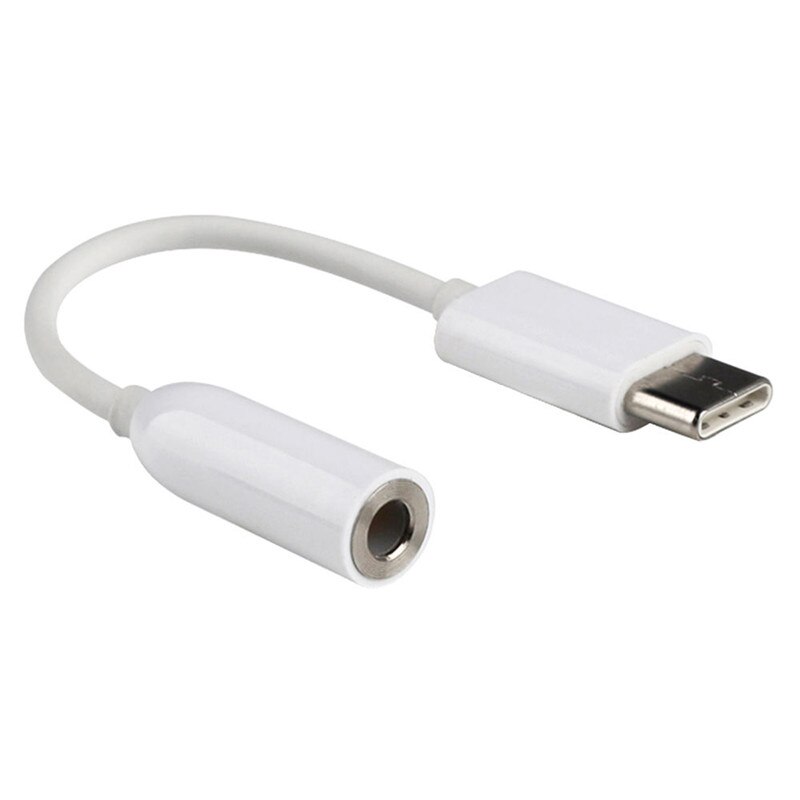 USB Type C Naar 3.5mm Headset/Koptelefoon Jack Kabel Adapter Type C Male Port naar 3.5mm Stereo audio Headset