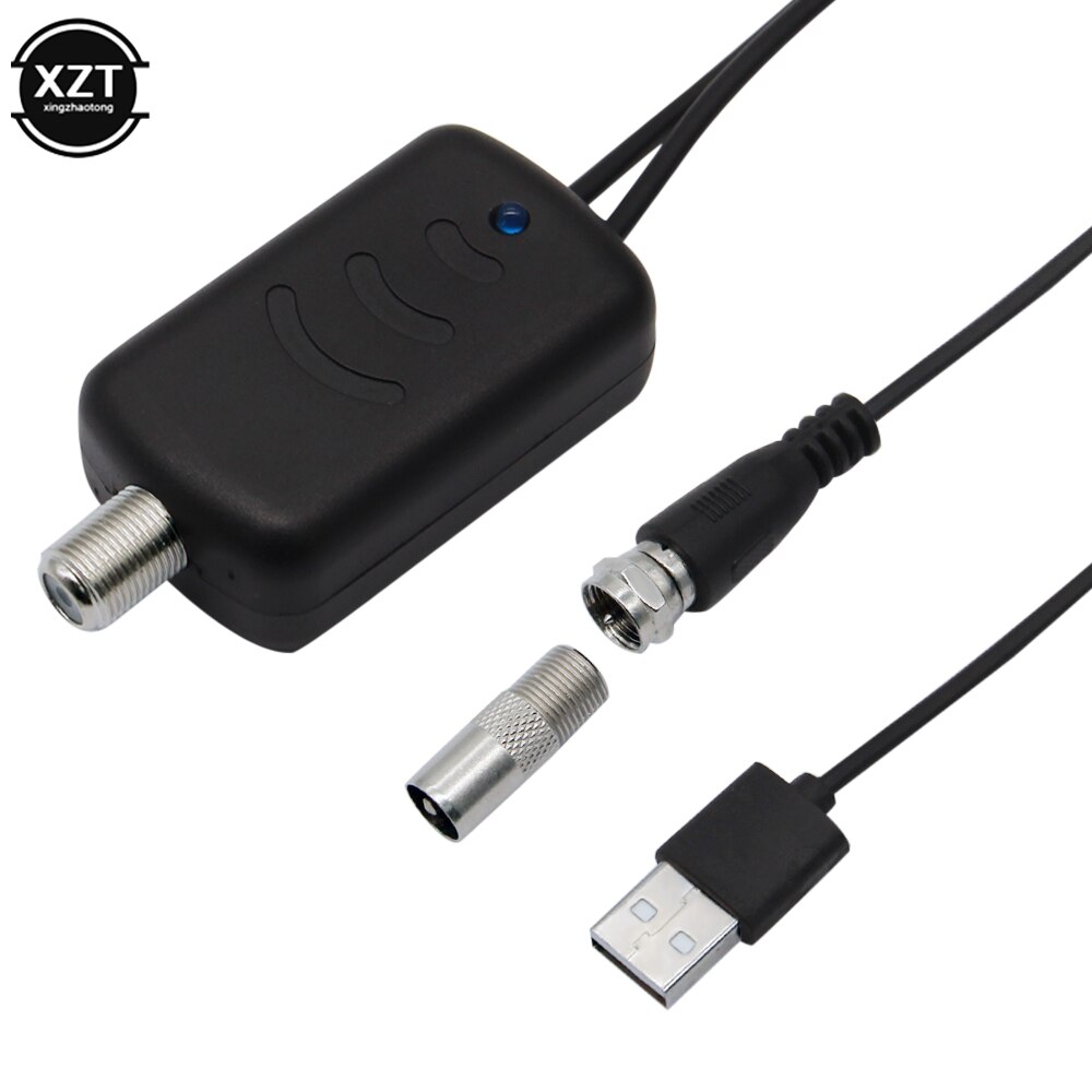 Low Noise Easy Installation HDTV TV Antenna Home Indoor Amplifier Signal Booster Cable Antenna Adapter 45-862 MHz