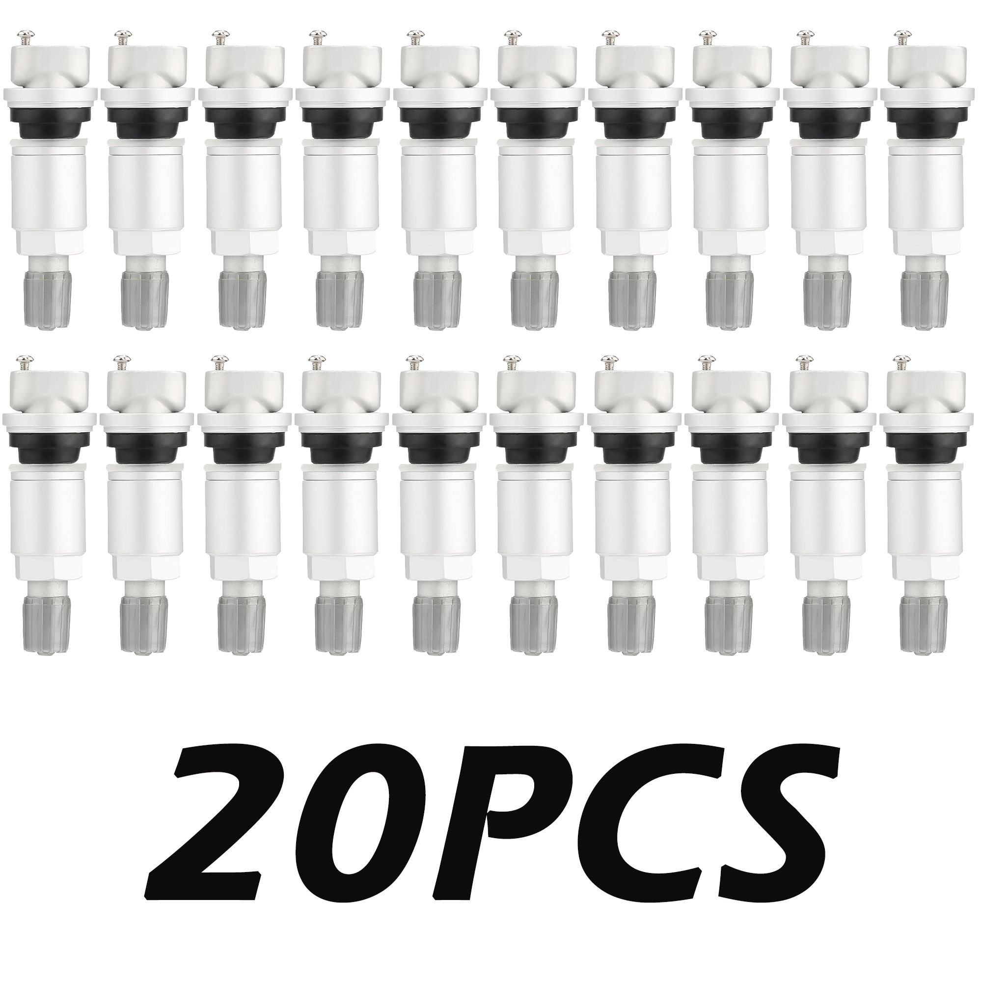 TPMS Tire Pressure Sensor Aluminum Valve Stem Replacement Repair Kit For Chrysler 300C Dodge Journey Jeep Compass 4/20/40PCS: Lavender