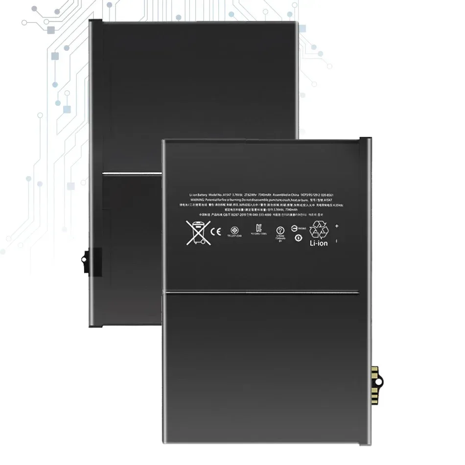 Tablet-Akku für iPad 5 Air 1 A1474 A1475 A1893 für iPad 6 Air 2 A1566 A1567 Mini 1 2 3 4 5 Pro 9,7 10,5 12,9 2. 3. Batterie
