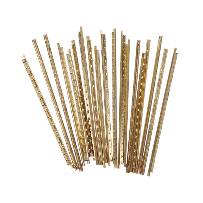 Alambre de traste para guitarra, cuproníquel de latón de Metal, 2mm, 19 piezas, clásico