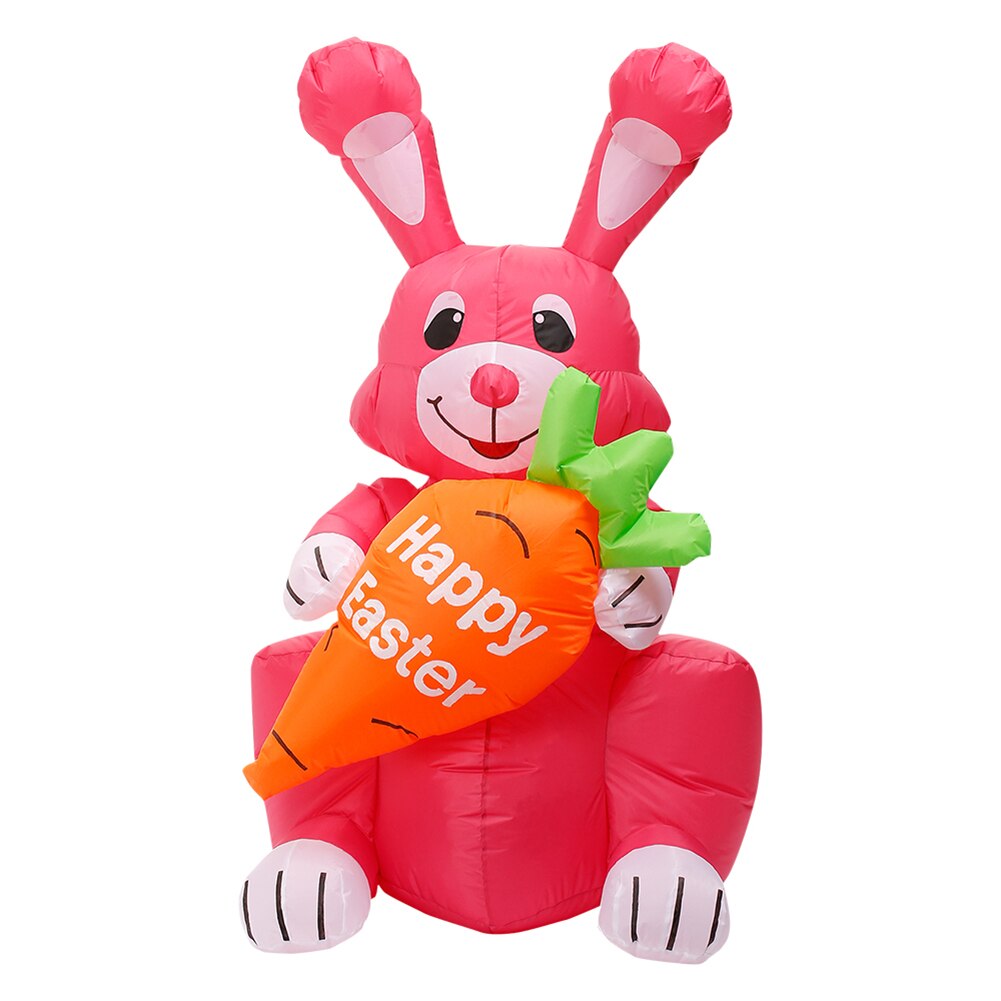 Rabbit Inflatable Costume Easter Bunny Cosplay Fancy Mascot Halloween Toys Cartoon Anime Halloween Toys Home Party Decoration: J