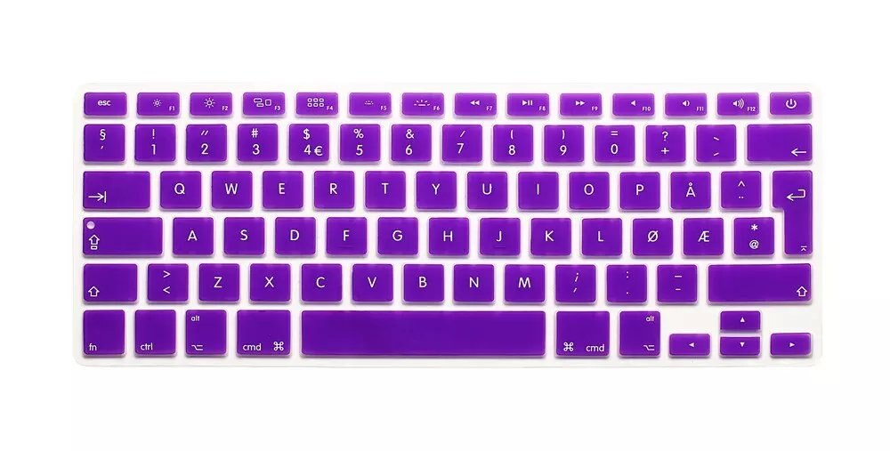 Norwegian Silicone Euro EU Keyboard Silicone Keyboard Cover For Apple macbook Air Pro Retina 13 15 17 For Mac Book Laptop Skin
