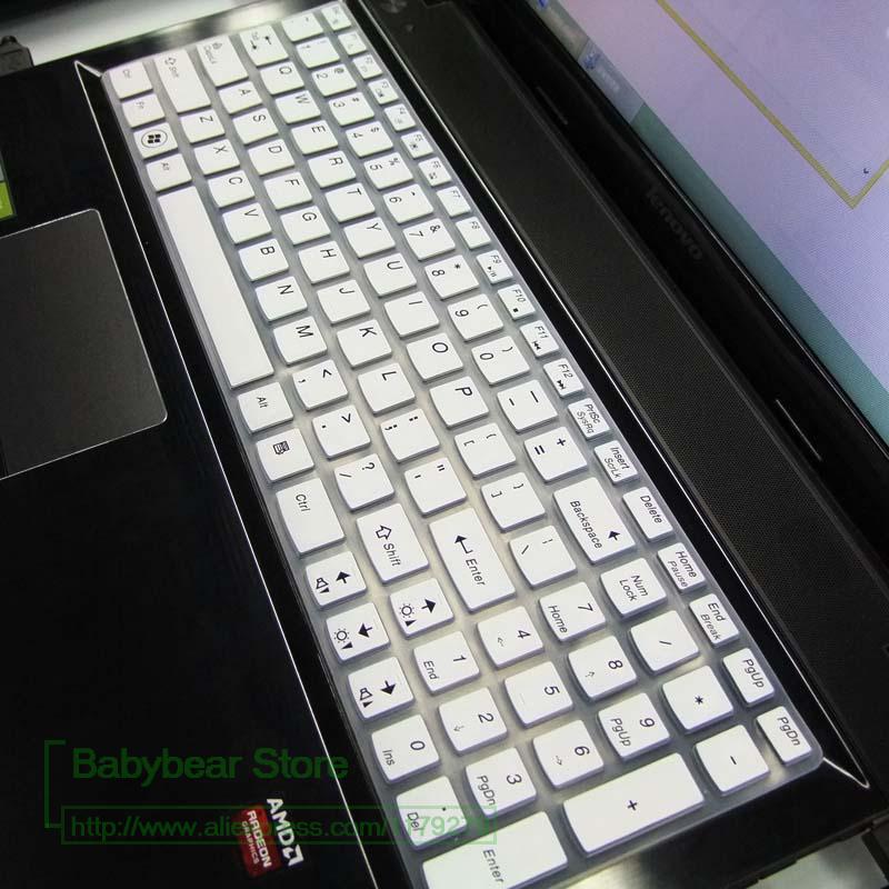 Neue Silikon tastatur abdeckung für Lenovo 15,6 zoll Y50-70 G50-80 Z500 B590 G510 G580 Y510P Y50 G50 Y570 Z580 Z560 b580 V580