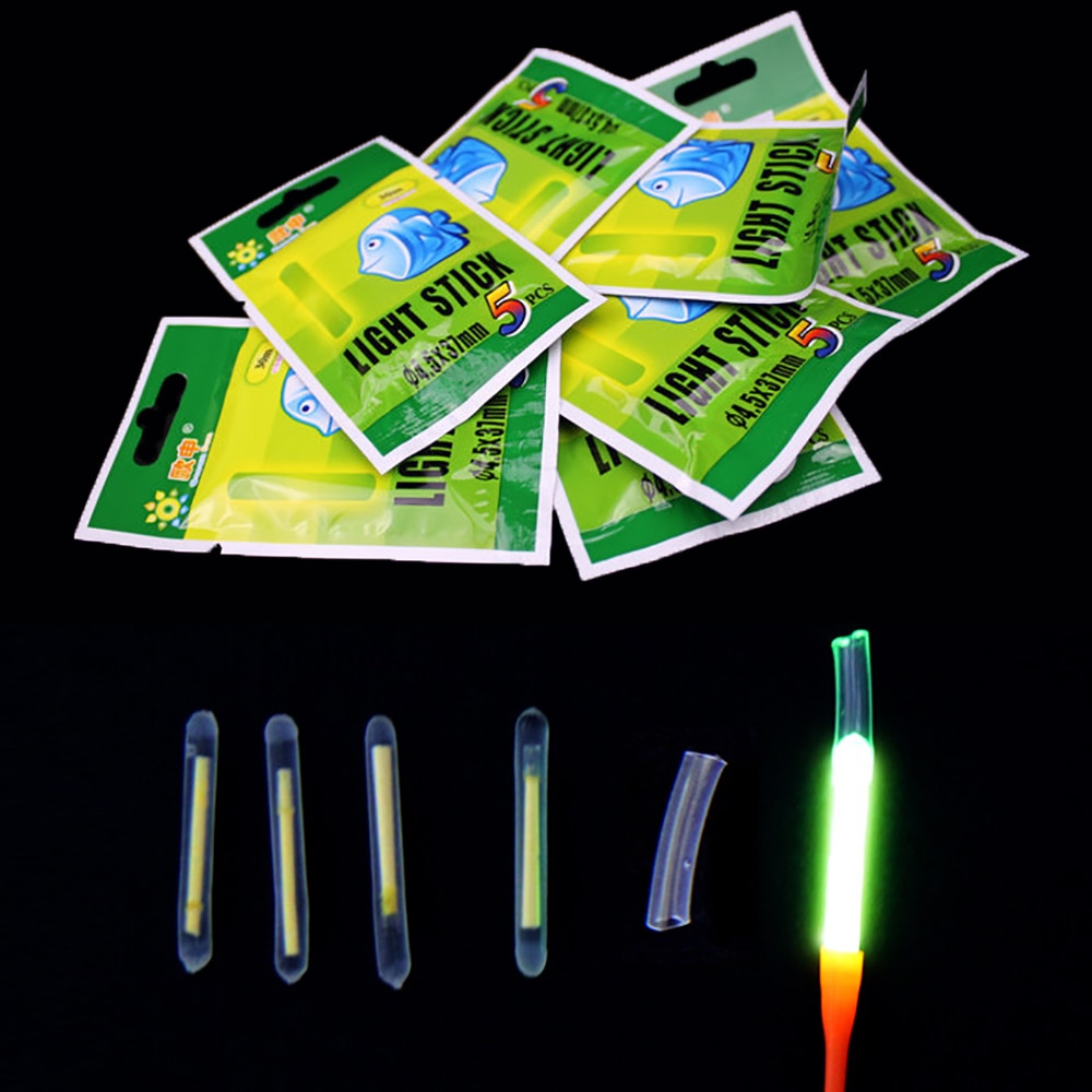 50 Sticks/Lot Mini Vissen Vis Tl Lightstick Licht Nacht Float Rod Lichten Dark Glow Stick Nuttig Veel Lichtgevende pesca