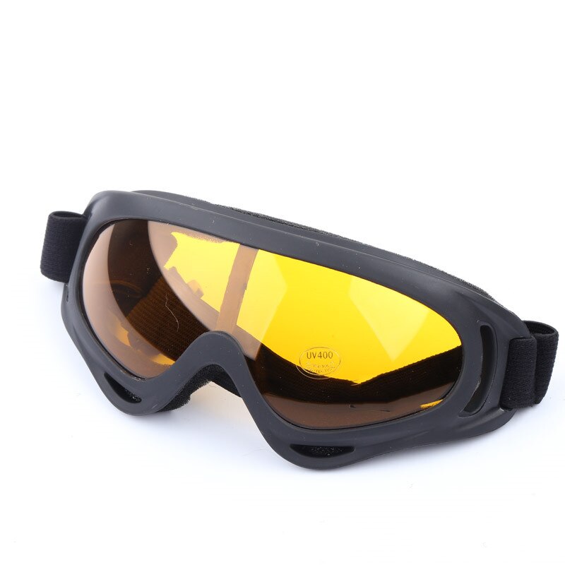 Udendørs sport voksen sne vindtæt  x400 uv beskyttelse skibriller snowboard skate skibriller: Sort orange
