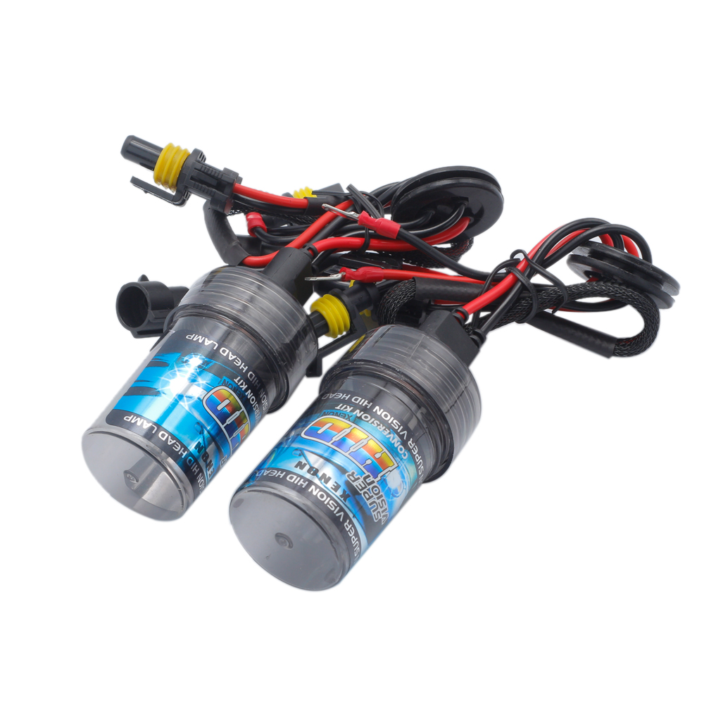 2 stücke versteckte Wechselstrom-Xenon birne 12v 35w 55w 3000k 4300k 6000k 8000k 10000k 12000k h1 Autos chein werfer Nebels chein werfer