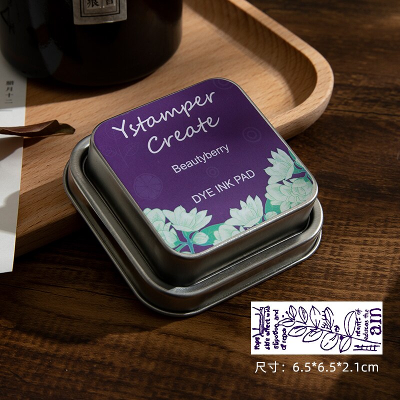 Stamp Ink Pads for Rubber Stamps Waterproof Pads for Acid-Free Non-Toxic Card Making Wood Fabric and Paper: P