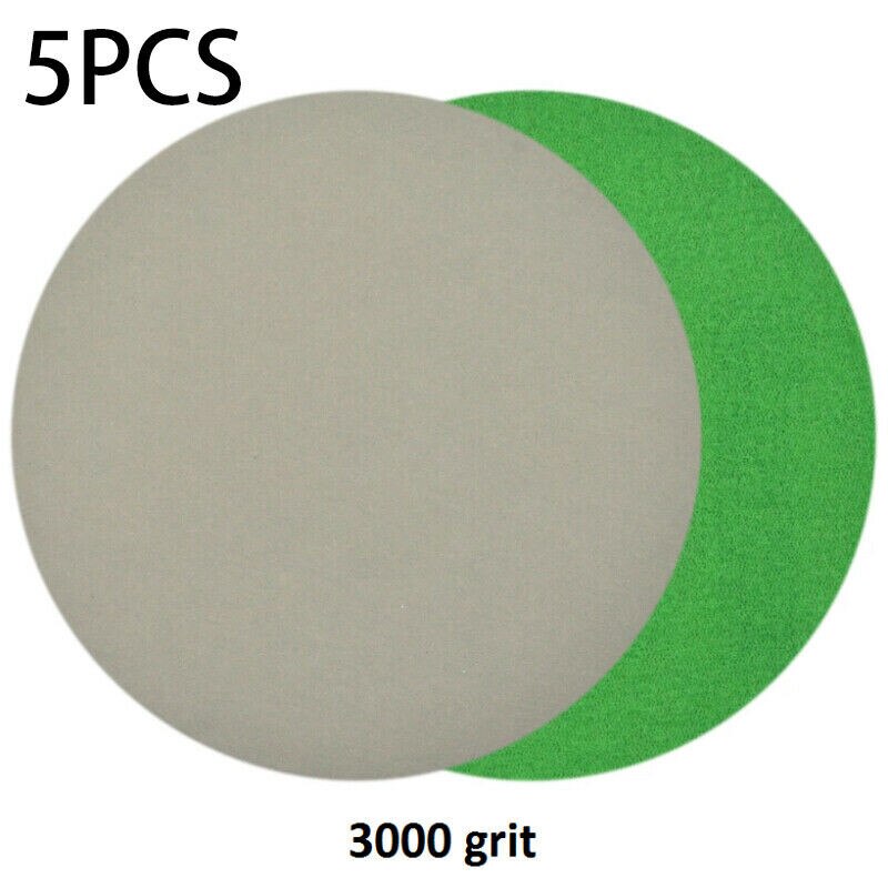 3Inch Sandpaper Discs 40pcs 75mm Hook And Loop Polish Round Silicon Carbide Wet / Dry