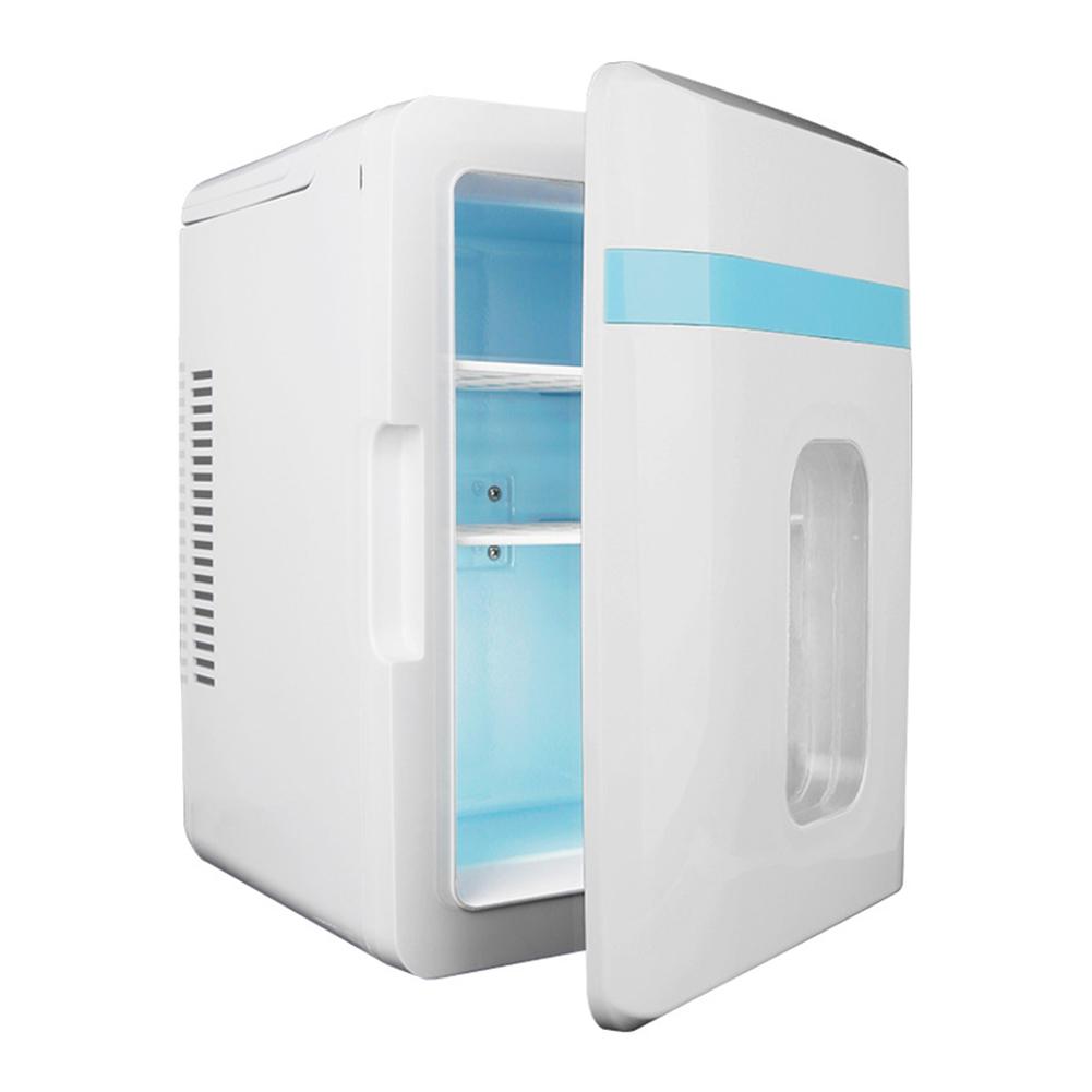 10L Car Mini Refrigerator Car 12V-220V Beverage Cooler Warmer 60W Dual-uses Mini Fridge Cosmetic Freezer For Home Office Car