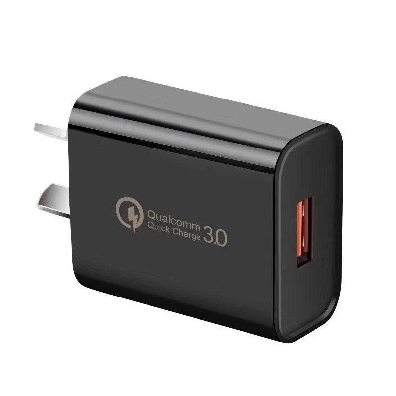 5v 3a 18W Fast Charger Au Plug USB Quick Charge 3.0 for Samsung Huawei Phone 220v USB Charger Hub 3A for iPhone Xiaomi 9v 2a: Black