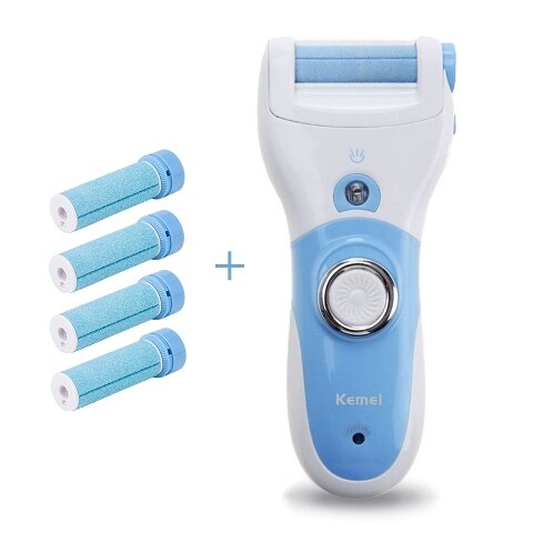 Kemei KM-2503 electric callus remover Top Electric Pedicure Tools Foot Care Tool Pedicure Velvet Smooth Machine Callus Foot file: KM-2503-4 extra