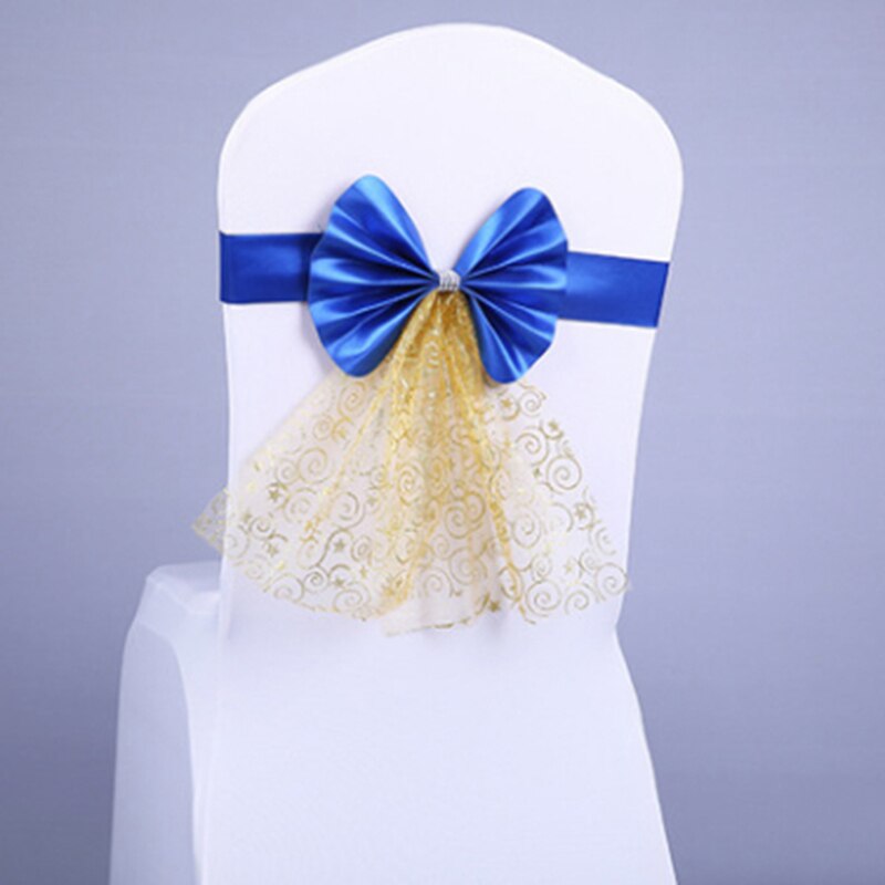 Ceintures de chaises avec couverture de nœud 10 pièces | Tulle vert menthe, pour événements mariages et fêtes noël, décoration