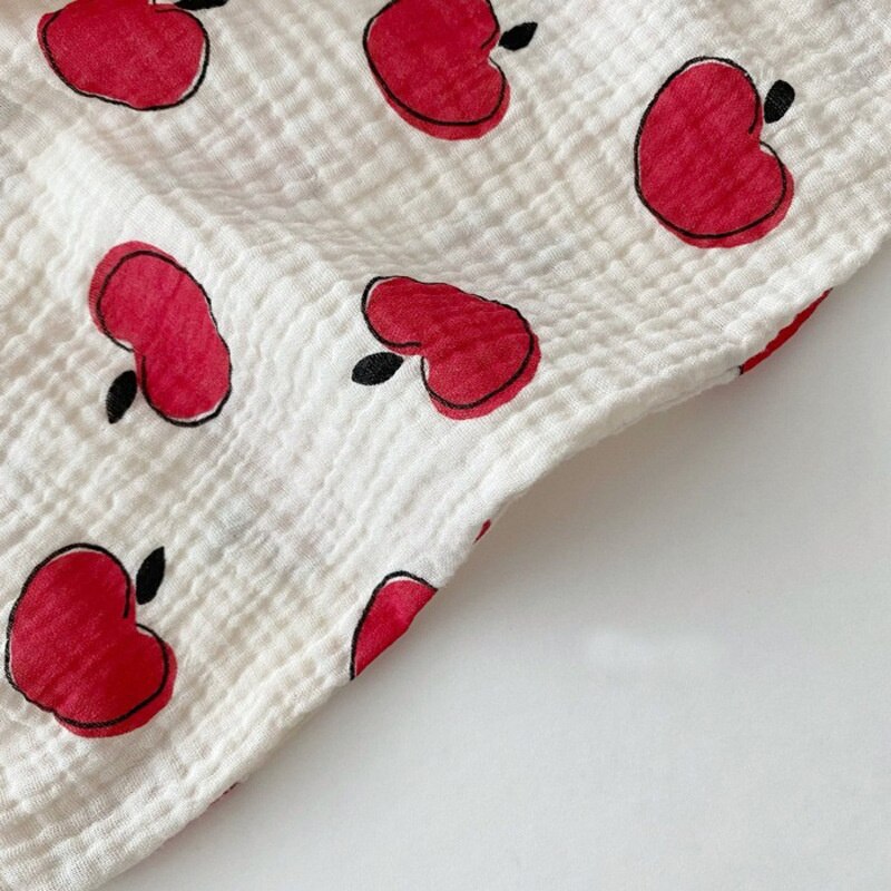Koodykids-pantalones de algodón suave para bebés, pantalón sencillo con estampado de frutas, para primavera y otoño