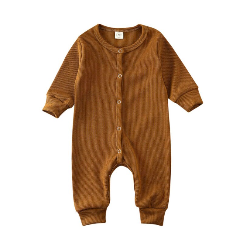 Kids Baby Girl Boy Autumn Winter Clothes Knitted Romper Jumpsuit Overall Outfit
