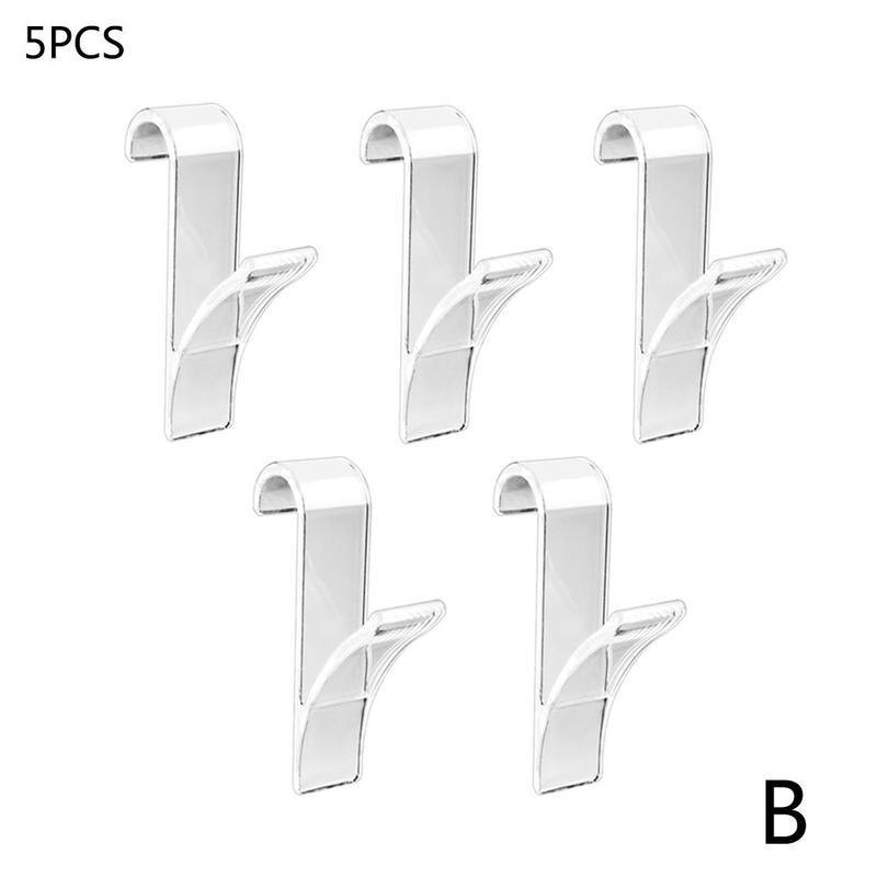 5 st hängare för handdukstork radiator tubformad badkrokhållare badrumshängare: B