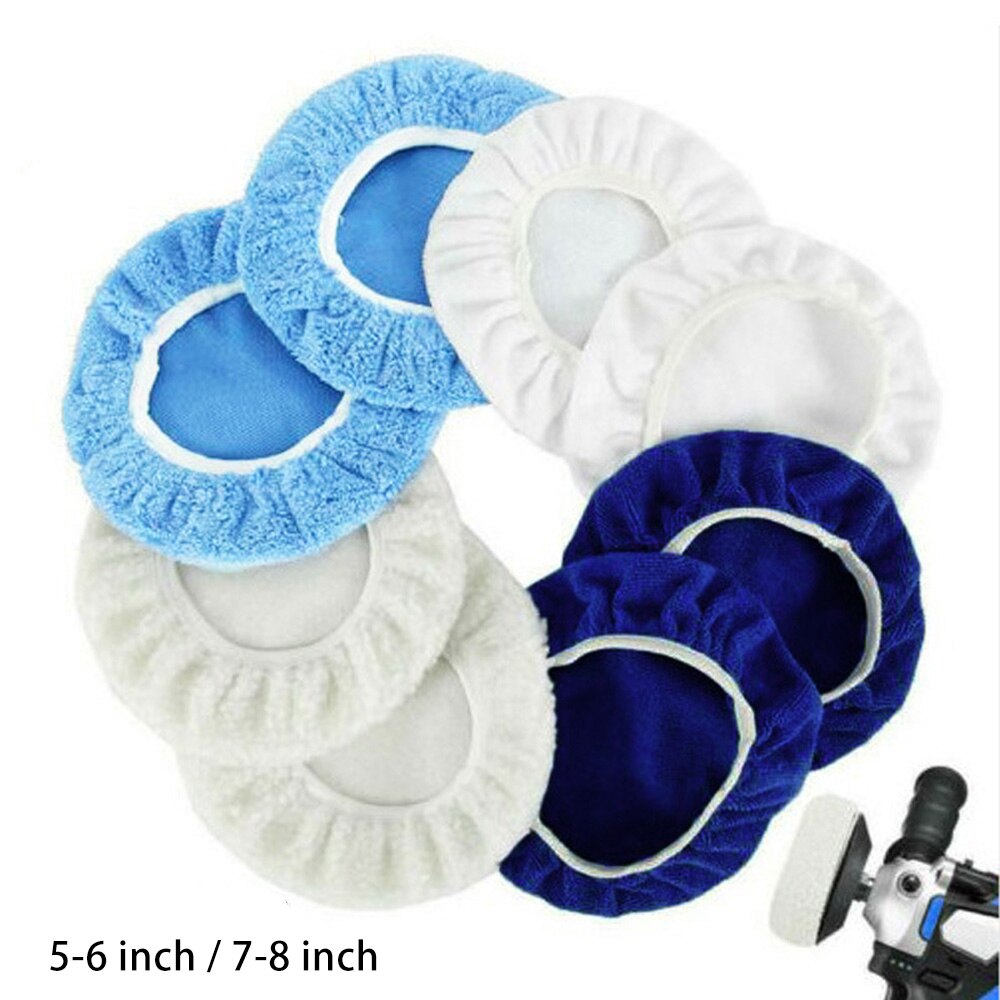 5-6/7-8 Inch Buffing Pads Polijsten Motorkap Polijstmachine Pad Cover Buffing Tool