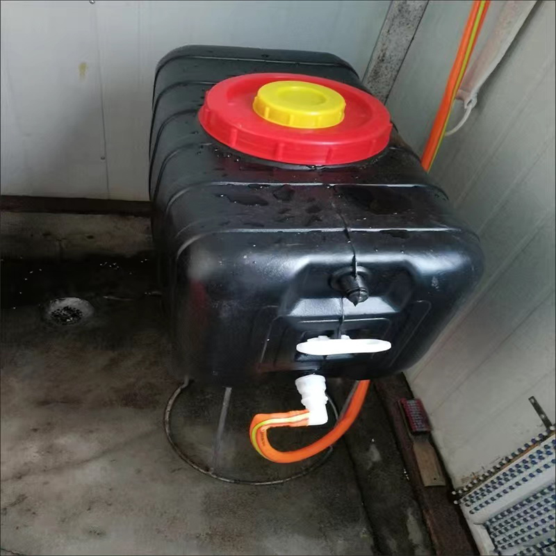 Cubo de secado montado en RV, tanque de baño negro, caja de agua Solar, cubo de baño de verano, tanque de agua, almacenamiento de agua para el hogar