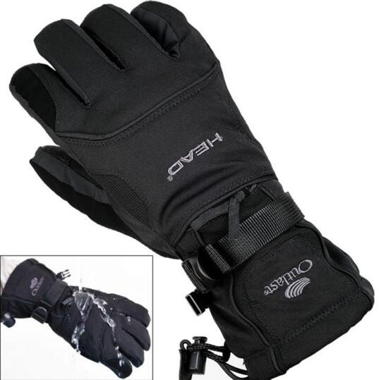 Skidhandskar för män snowboardhandskar snöskoter motorcykelåkning vinterhandskar #39 vattentäta unisex snöhandskar: L