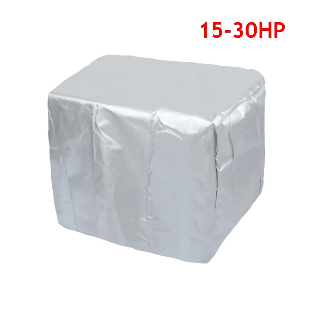 15-250HP Full Outboard Motor Engine Boat Cover 210D Waterproof Anti-scratch Heavy Duty Engine Protector Motor Black Boat Fabric