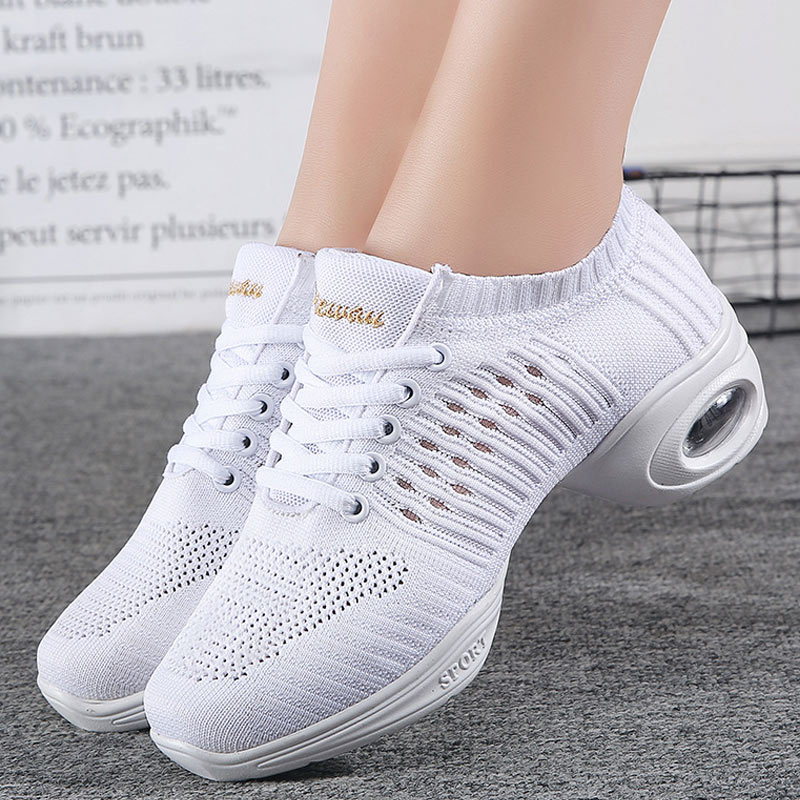 Dames dansschoenen jazz dansschoenen voor dames zomer mesh moderne dansschoenen dames dames sportschoenen 34-42
