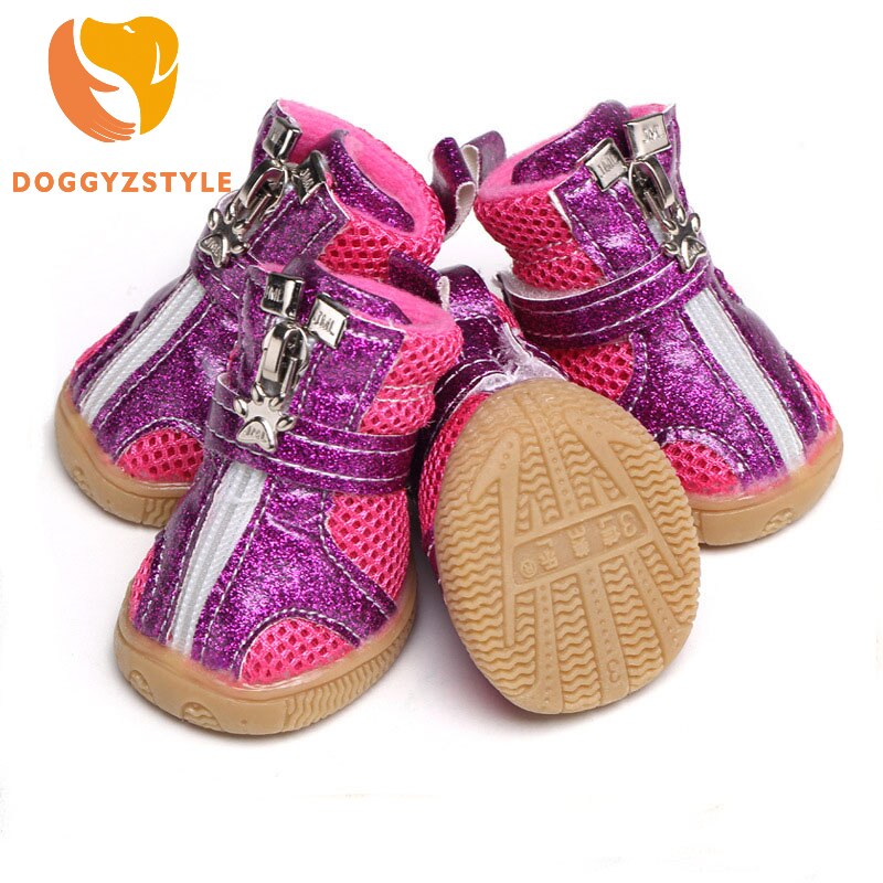 Pet Dog Shoes Sneakers Sports Shoes Warm Boots Breathable Fashionable For Small Medium Dogs Chihuahua Pug Puppy DOGGYZSTYLE